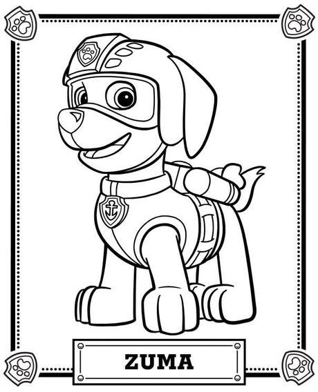 Dibujos para colorear Patrulla Canina