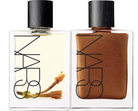 Próxima colección de NARS: Tahiti Bronze Nars Monoi Body Glow and Monoi Body Glow II on white