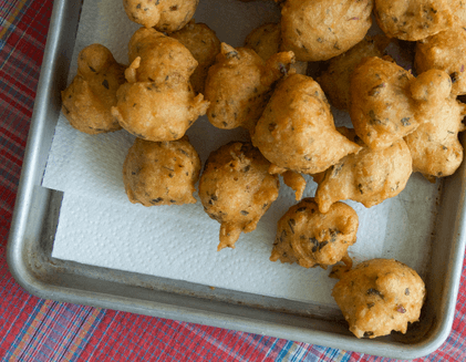 buñuelos caseros de bacalao