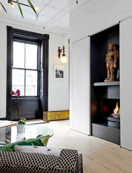 En estado salvaje. Completando espacios con las plantas carpinteria de madera pintada