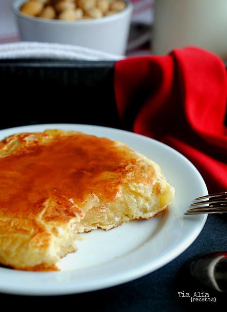 Tortilla de manzana para CON UN PAR