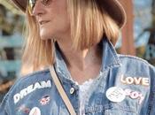 Denim jacket with patches