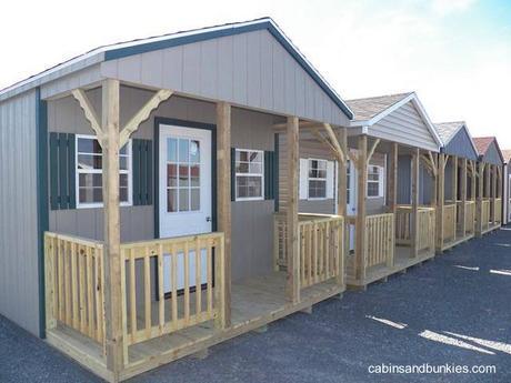 Las cabañas prefabricadas. Las cabañas prefabricadas.