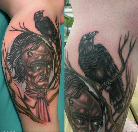 Book & Tattoos: Homenaje a un genio de la literatura, Edgar Allan Poe.