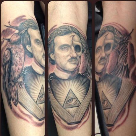 Book & Tattoos: Homenaje a un genio de la literatura, Edgar Allan Poe.