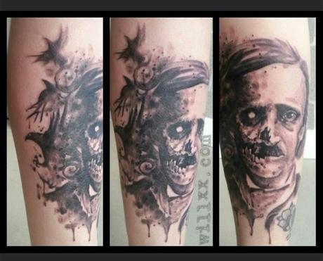 Book & Tattoos: Homenaje a un genio de la literatura, Edgar Allan Poe.