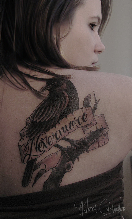 Book & Tattoos: Homenaje a un genio de la literatura, Edgar Allan Poe.