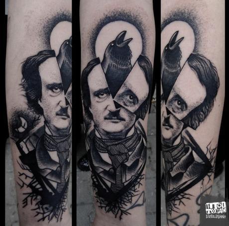 Book & Tattoos: Homenaje a un genio de la literatura, Edgar Allan Poe.