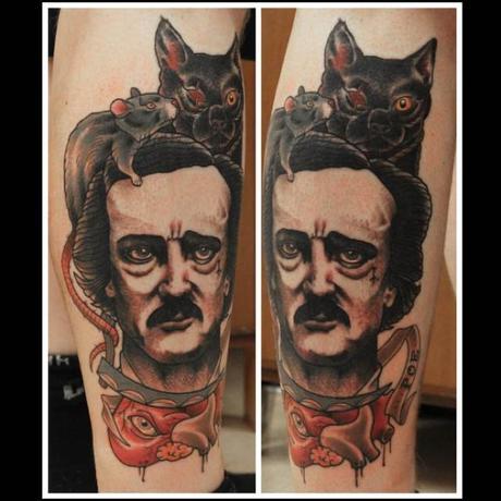 Book & Tattoos: Homenaje a un genio de la literatura, Edgar Allan Poe.