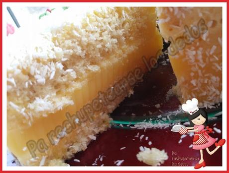 *Tarta de coco y flan (thermomix - tradicional)