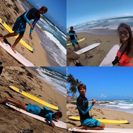 Aprendiendo a surfear con Óscar Martínez, fundador de Puerto Rico Surf Academy 