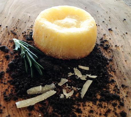 coulant de queso de cabra en Tips baco y boca