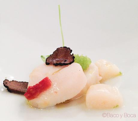 Vieiras en Tips baco y boca