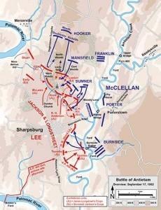 mapa batalla antietam