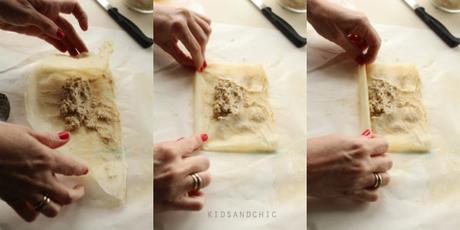 Rollitos de pasta filo con cereales Kellogs y mascarpone - Falsos churros