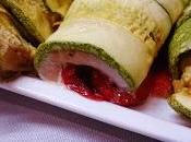 Rollos calabacín rellenos