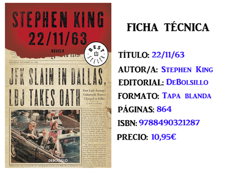 Reseña: 22/11/63, de Stephen King