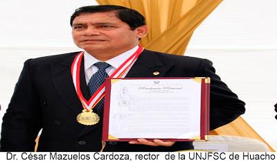 Tema cerrado: SUNEDU RECONOCE A MAZUELOS COMO RECTOR DE LA UNJFSC DE HUACHO…