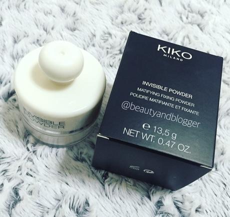 Polvos invisible powder de Kiko make up milano