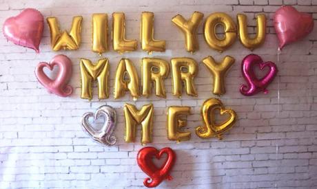 pedir matrimonio con globos