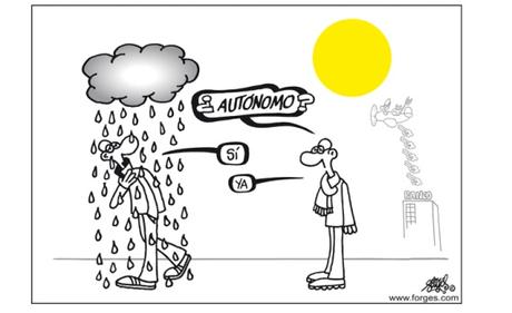 autónomo viñeta