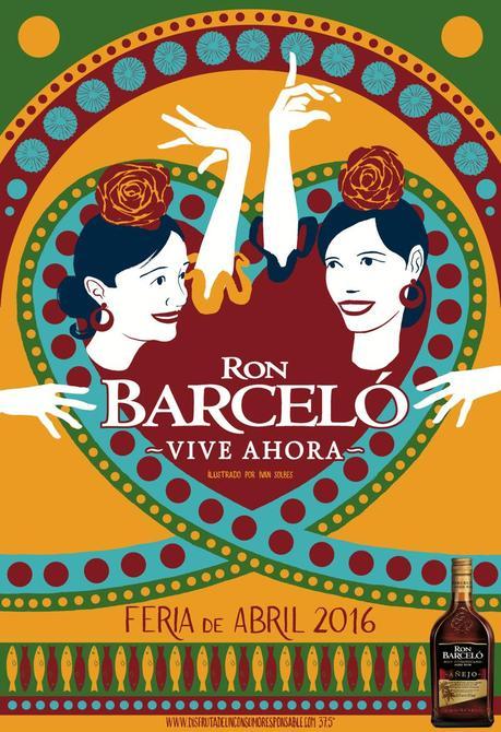 La botella de Ron Barceló se viste de flamenca para la Feria de Abril #ViveahoraFeriadeAbril