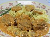 Solomillo Strogonoff