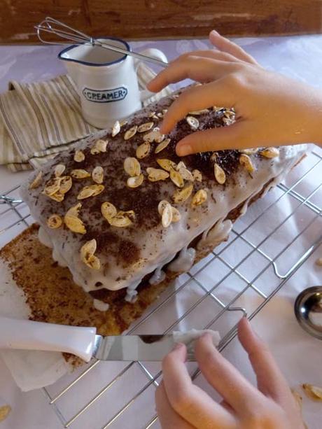 budín de zapallo, oliva y chocolate | húmedo y delicioso