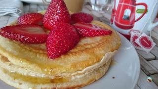 Pancakes con fresas