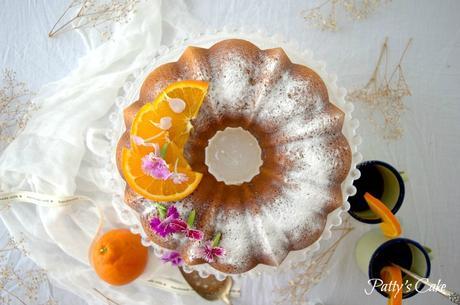 Bundt cake de tangelo, lo mejor de dos frutas reunidas en un bizcocho