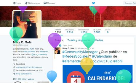 twitter cumple