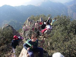 El Pic Espadà con niños
