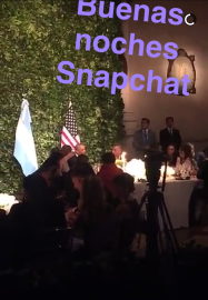 Snapchat Mauricio Macri