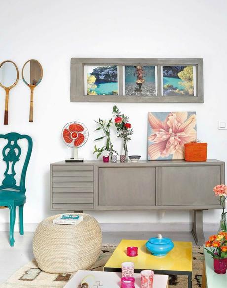 Home Tour ecléctico con color