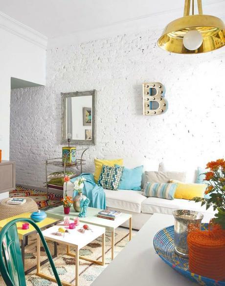 Home Tour ecléctico con color