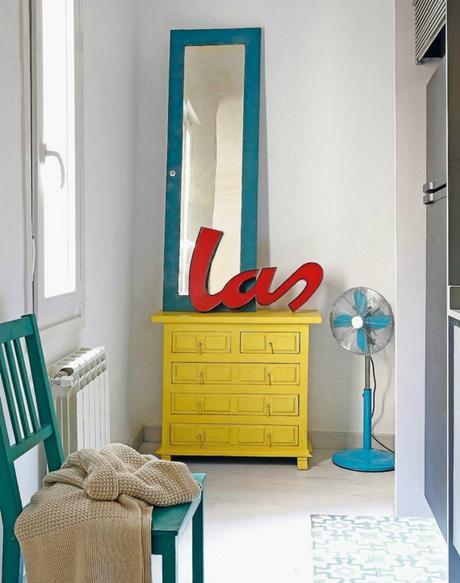 Home Tour ecléctico con color