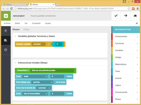 El robot perfecto para aprender programación y divertirse pantalla1