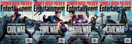 Entertainment Weekly no entra tantos héroes de Marvel en una sola portada.