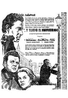 Y ELIGIÓ EL INFIERNO (España, 1957) Intriga, Político