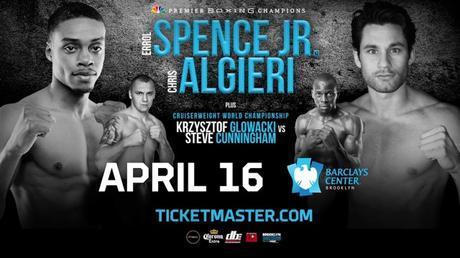 Errol Spence Jr. vs Chris Algieri en Vivo – Sábado 16 de Abril del 2016