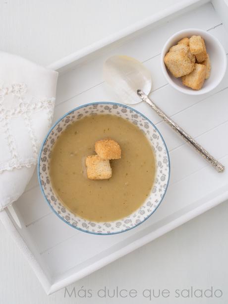 Crema de cebolla a la cerveza