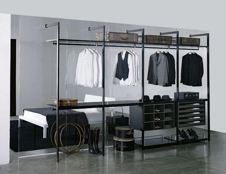 Mantener la casa en orden man walking closet