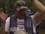 Pescador esperaba haber capturado gato, pero resultó monstruoso cocodrilo