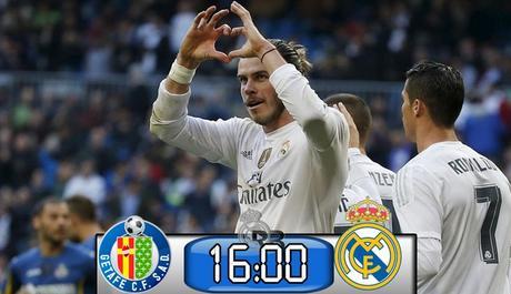 Real Madrid goleó 5-1 al Getafe y esta a 1 punto del Barcelona Real Madrid goleó 5-1 al Getafe y esta a 1 punto del Barcelona