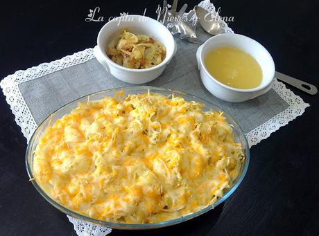 Älplermagronen mit Apfelmus - Cocinas del Mundo (Suiza)