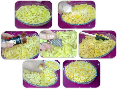 Älplermagronen mit Apfelmus - Cocinas del Mundo (Suiza)