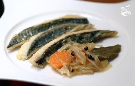 Caballa en escabeche fácil