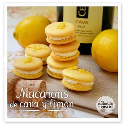 MACARONS DE CAVA Y LIMON / LEMON AND CHAMPAGNE MACARONS