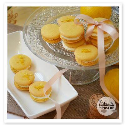 MACARONS DE CAVA Y LIMON / LEMON AND CHAMPAGNE MACARONS