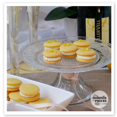 MACARONS DE CAVA Y LIMON / LEMON AND CHAMPAGNE MACARONS